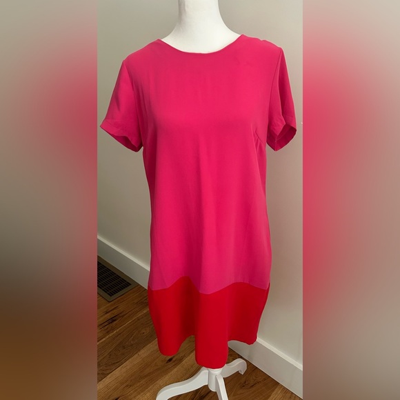Cynthia Rowley Pink and Red Dress - Picture 1 of 6